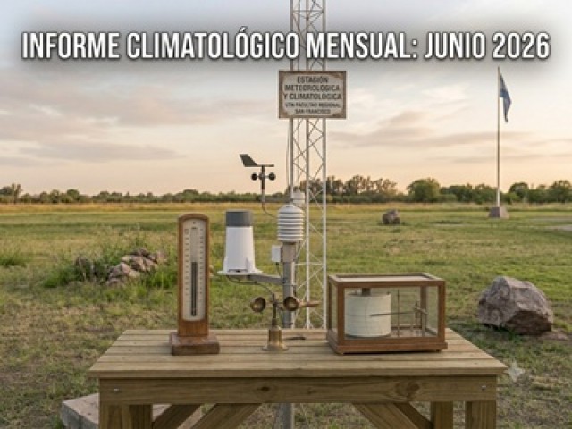 REPORTE CLIMATOL&Oacute;GICO MENSUAL PARA JUNIO 2026